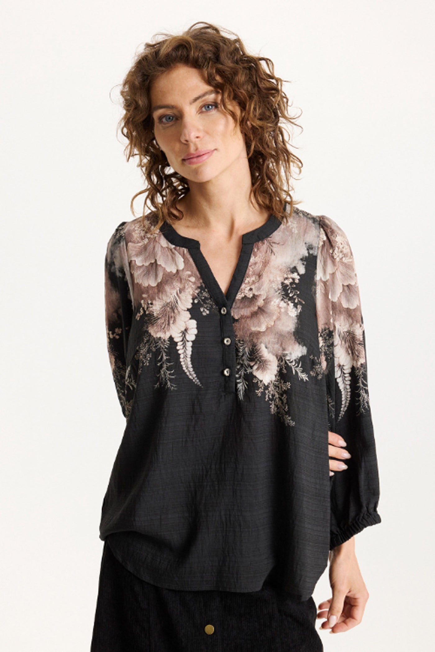 Miller blouse Cafe latte - 16823