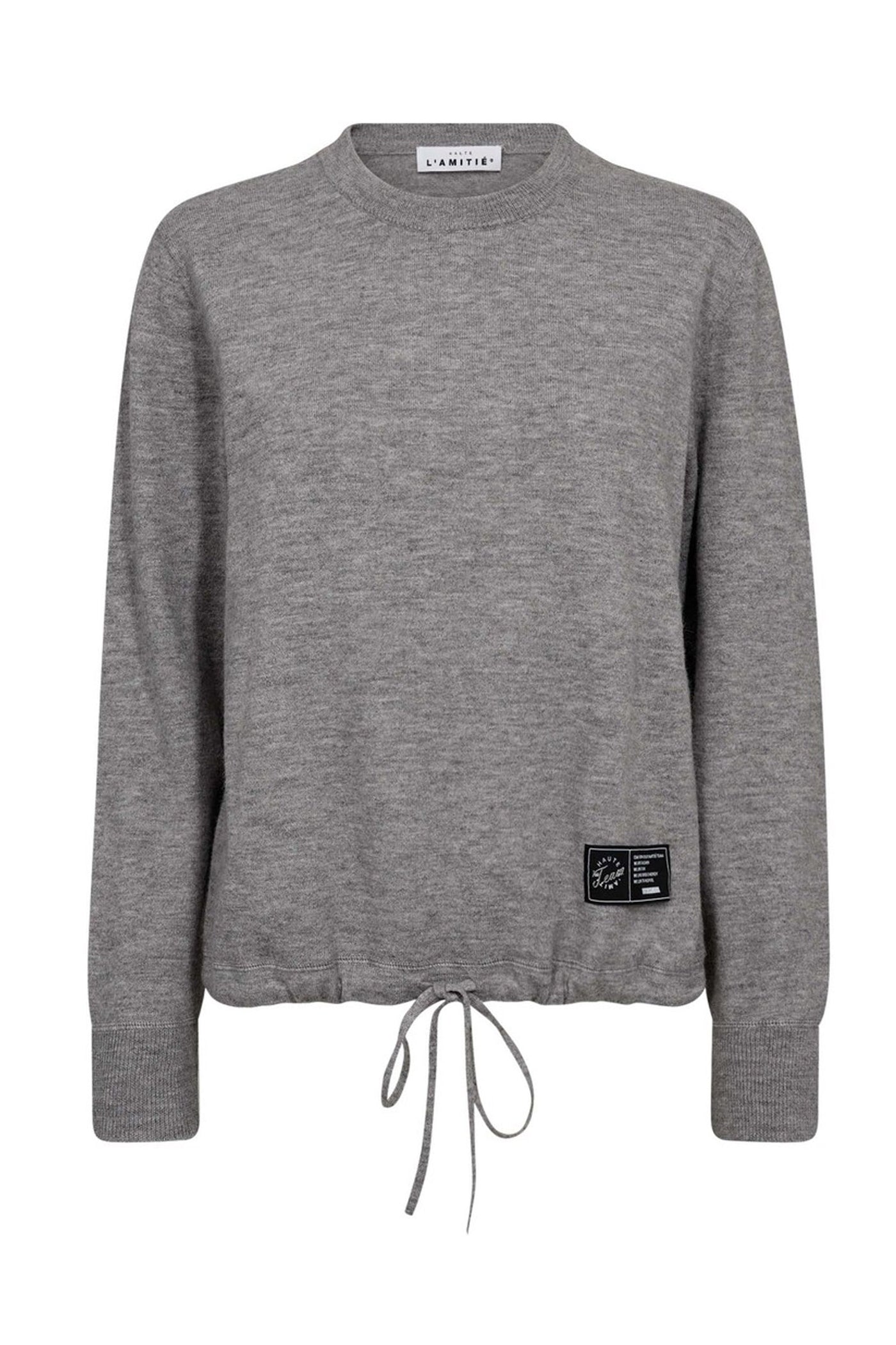 Mine Sweat Knit Grey Melangé - HL10166