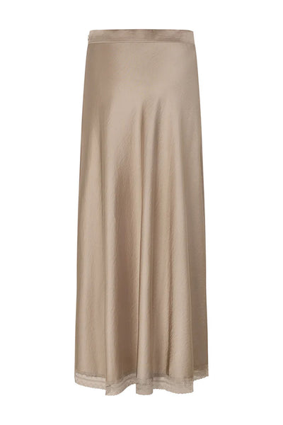 Mioll Midi Skirt 08 Beige - 26252-2024 Thumbnail