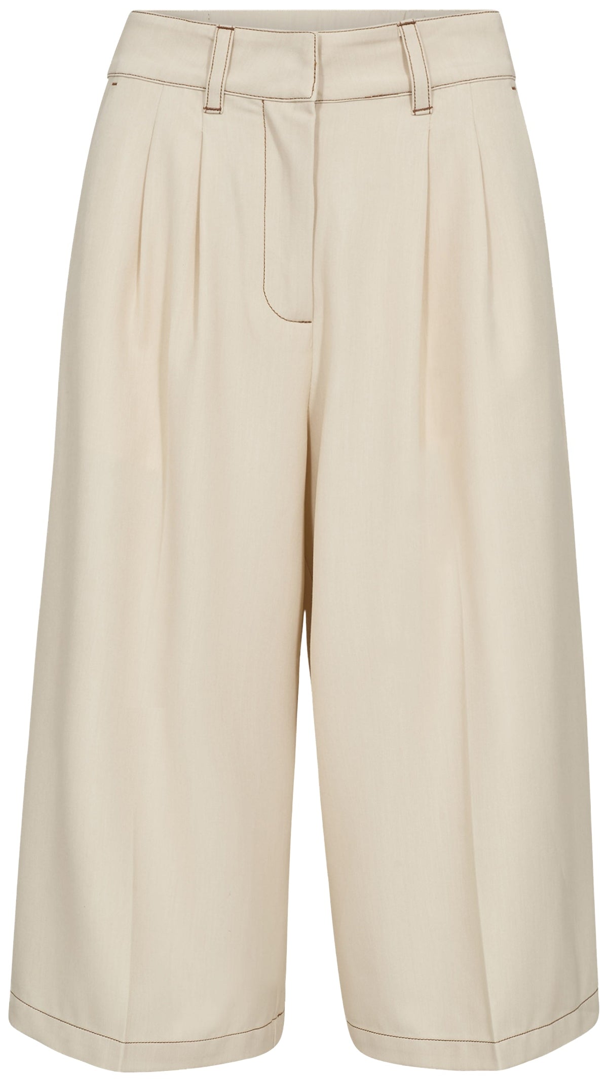 TerryCC Pleat Bermuda 320-Bisquit - 41205