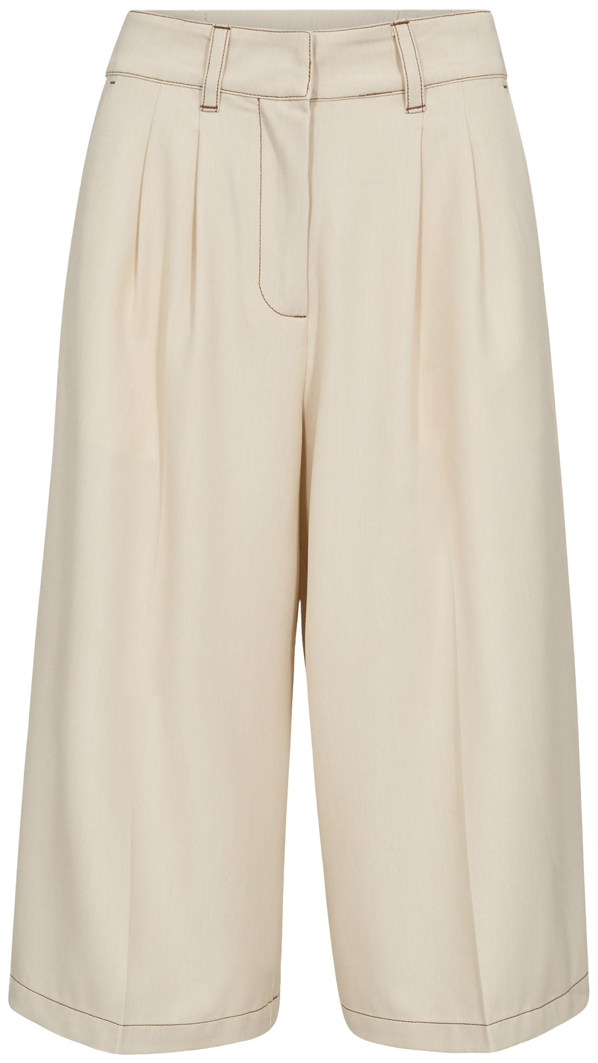 TerryCC Pleat Bermuda 320-Bisquit - 41205
