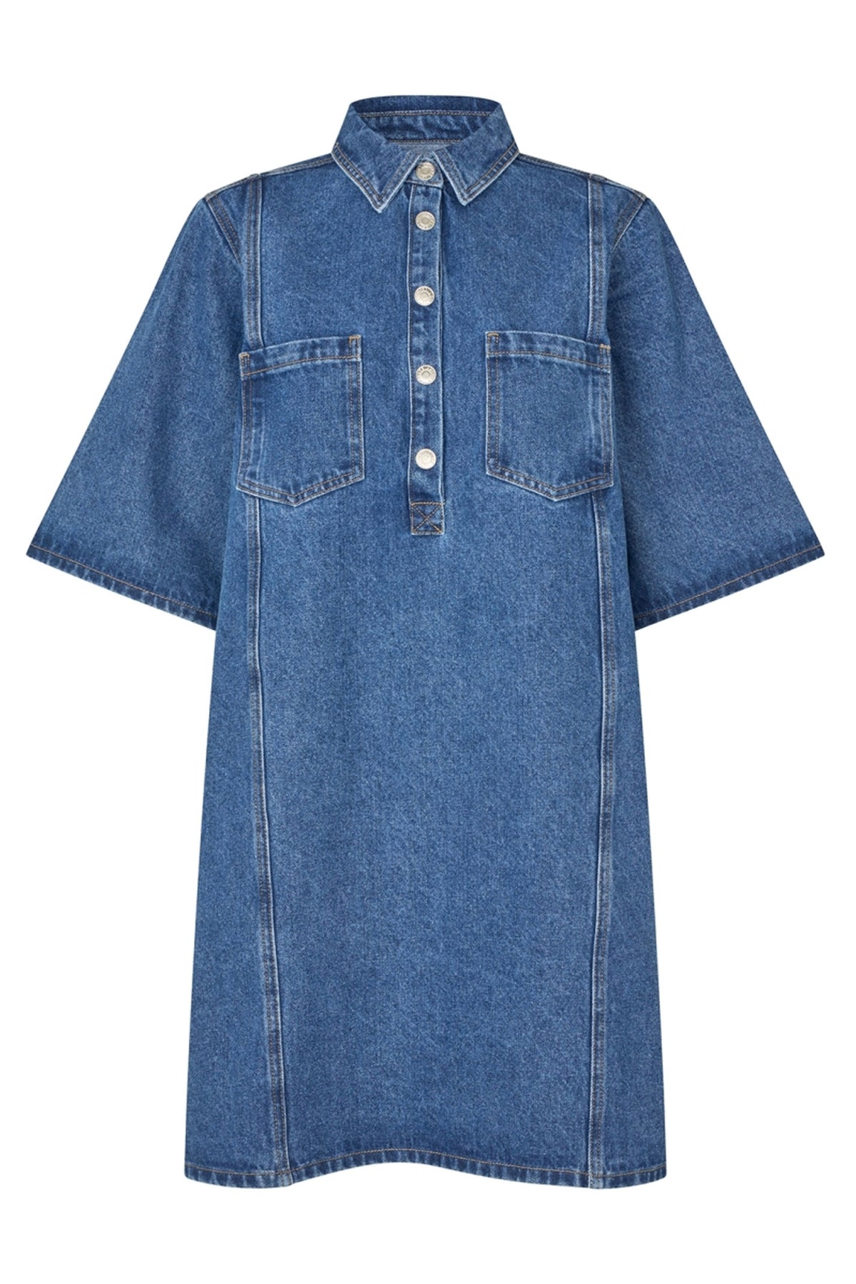 Molall Dress Ss Blue - 26164-3025