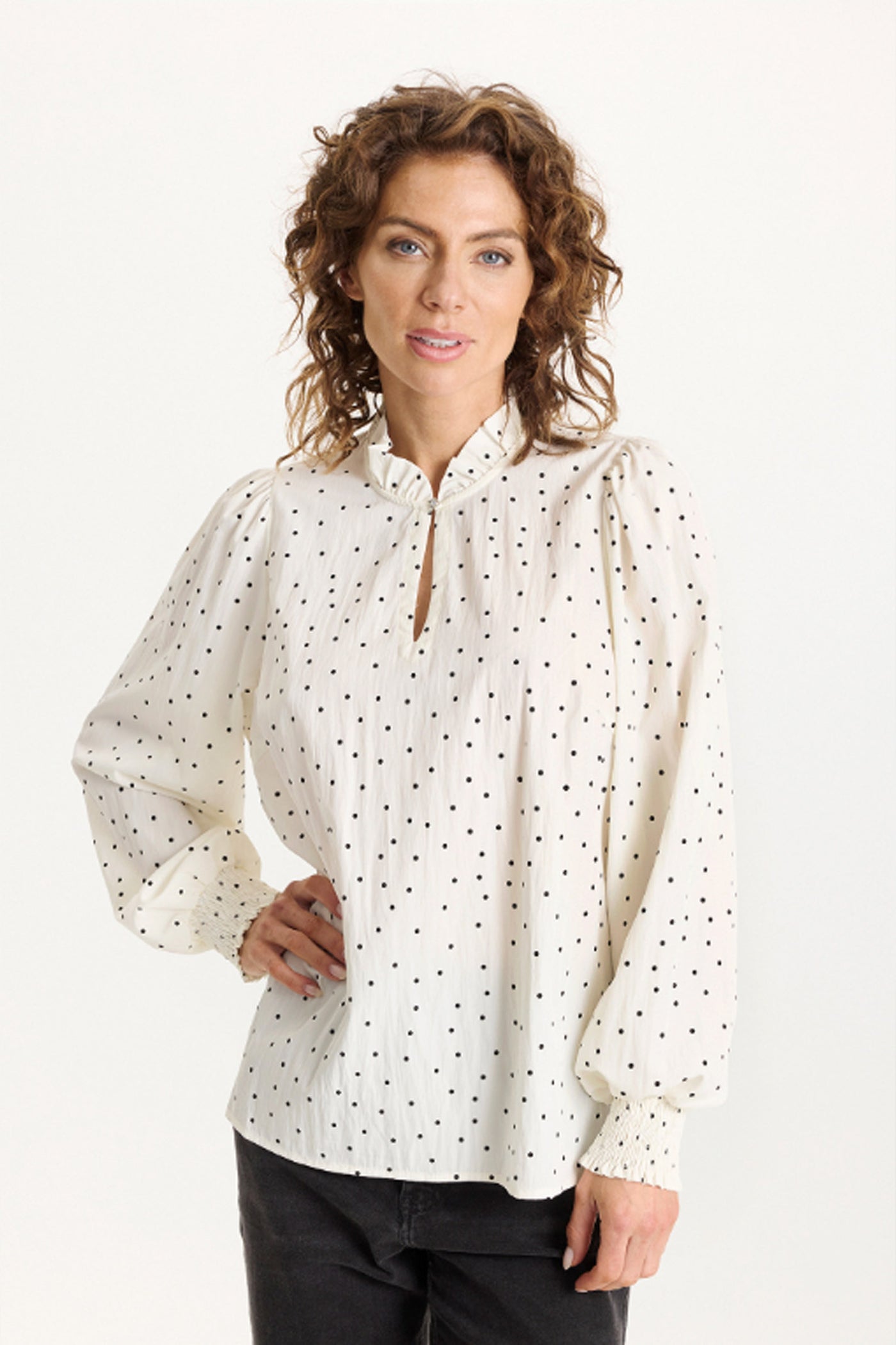 Monica blouse OFF WHITE - 16849
