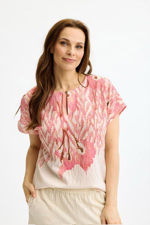 Monique blouse PINK - 17153