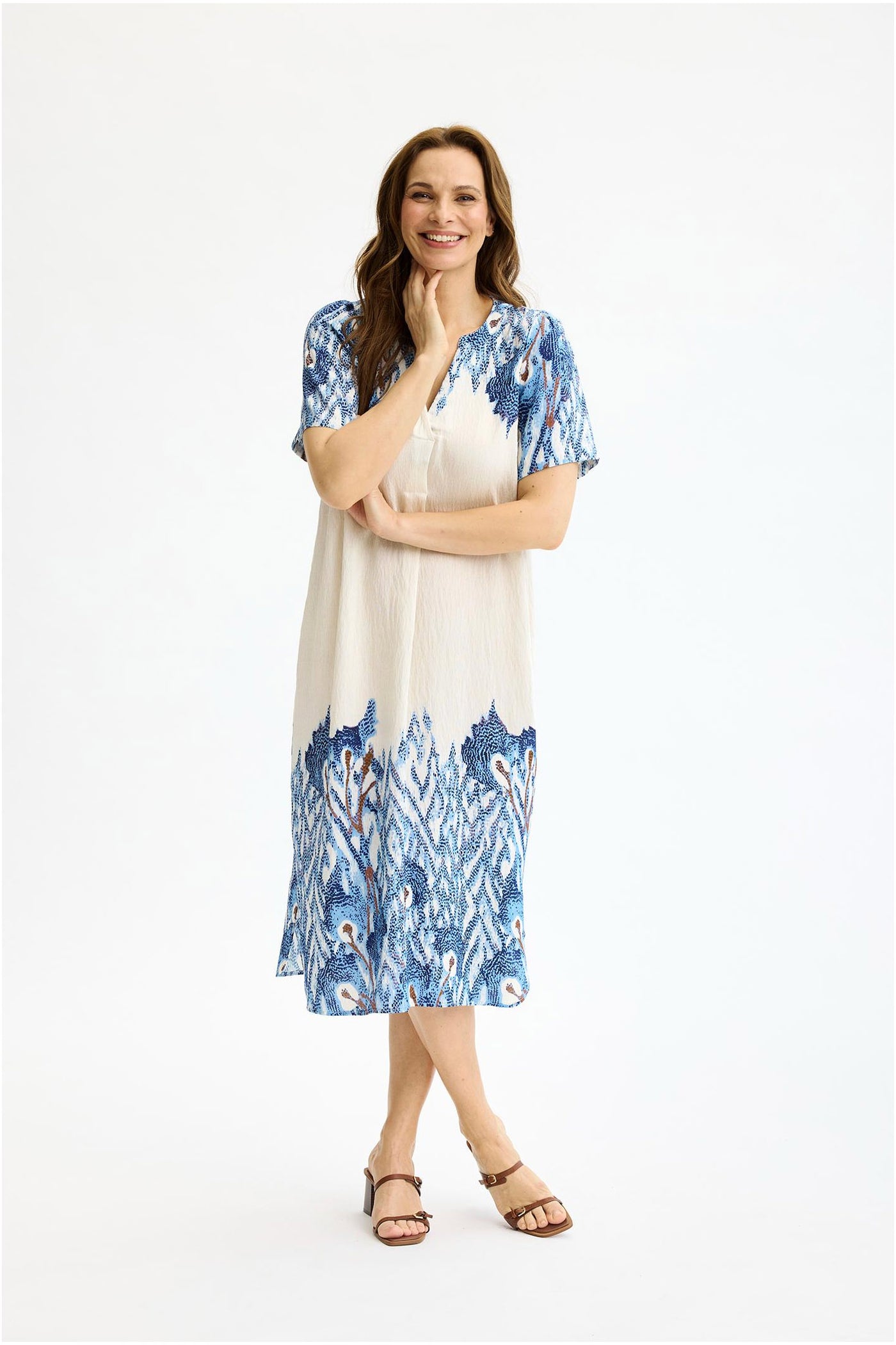 Monique dress Blue - 17138