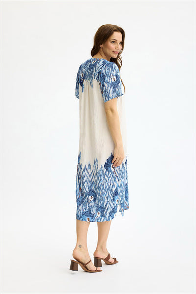 Monique dress Blue - 17138 Thumbnail