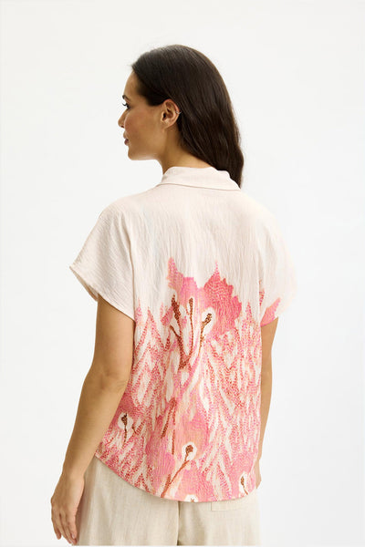 Monique shirt PINK - 17139 Thumbnail