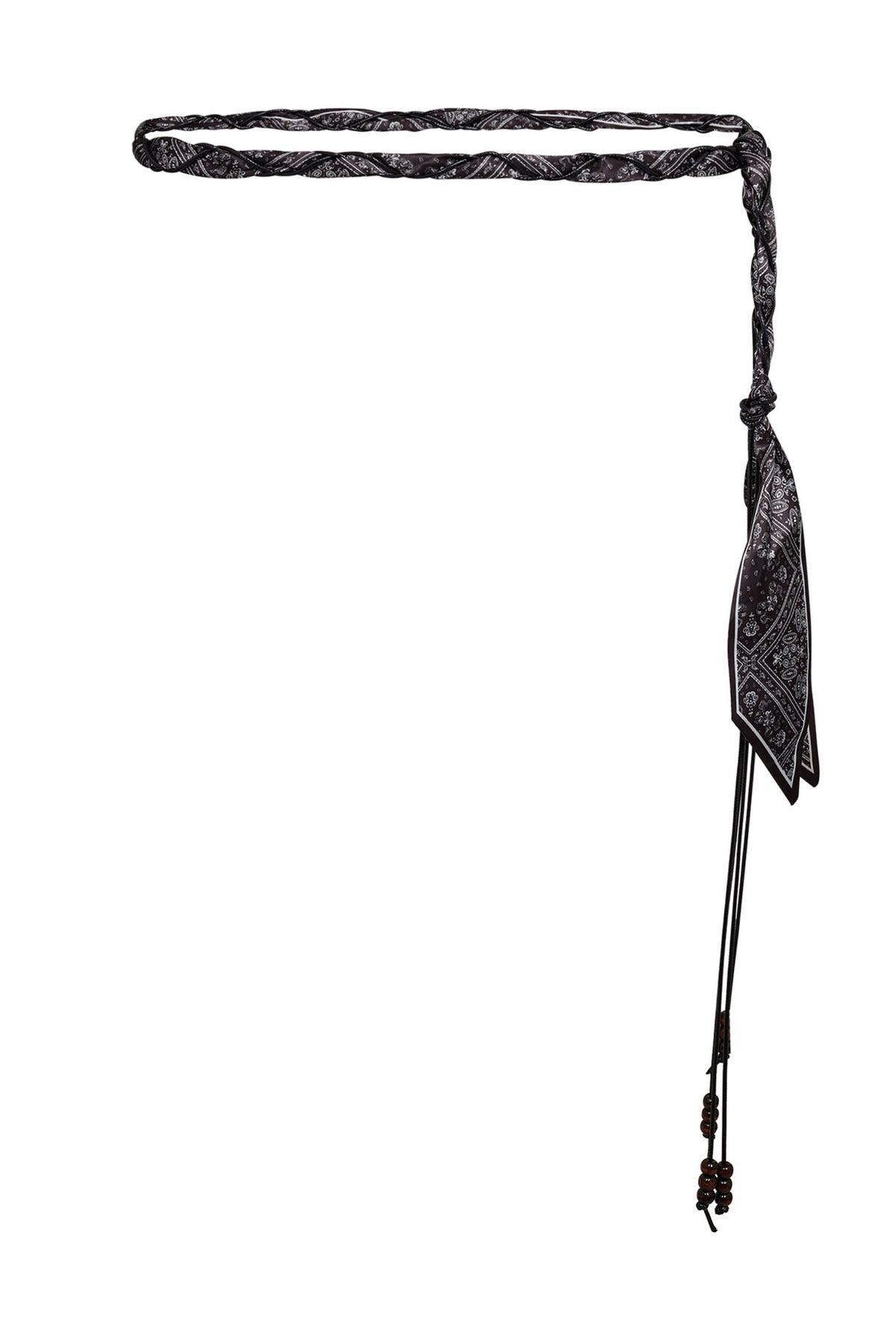 MorisonCC Scarf Mix Belt 96-Black - 49087
