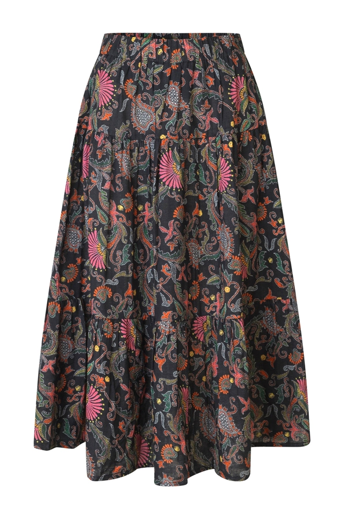 MorningLL Midi Skirt 74 Flower Print - 25401-2044