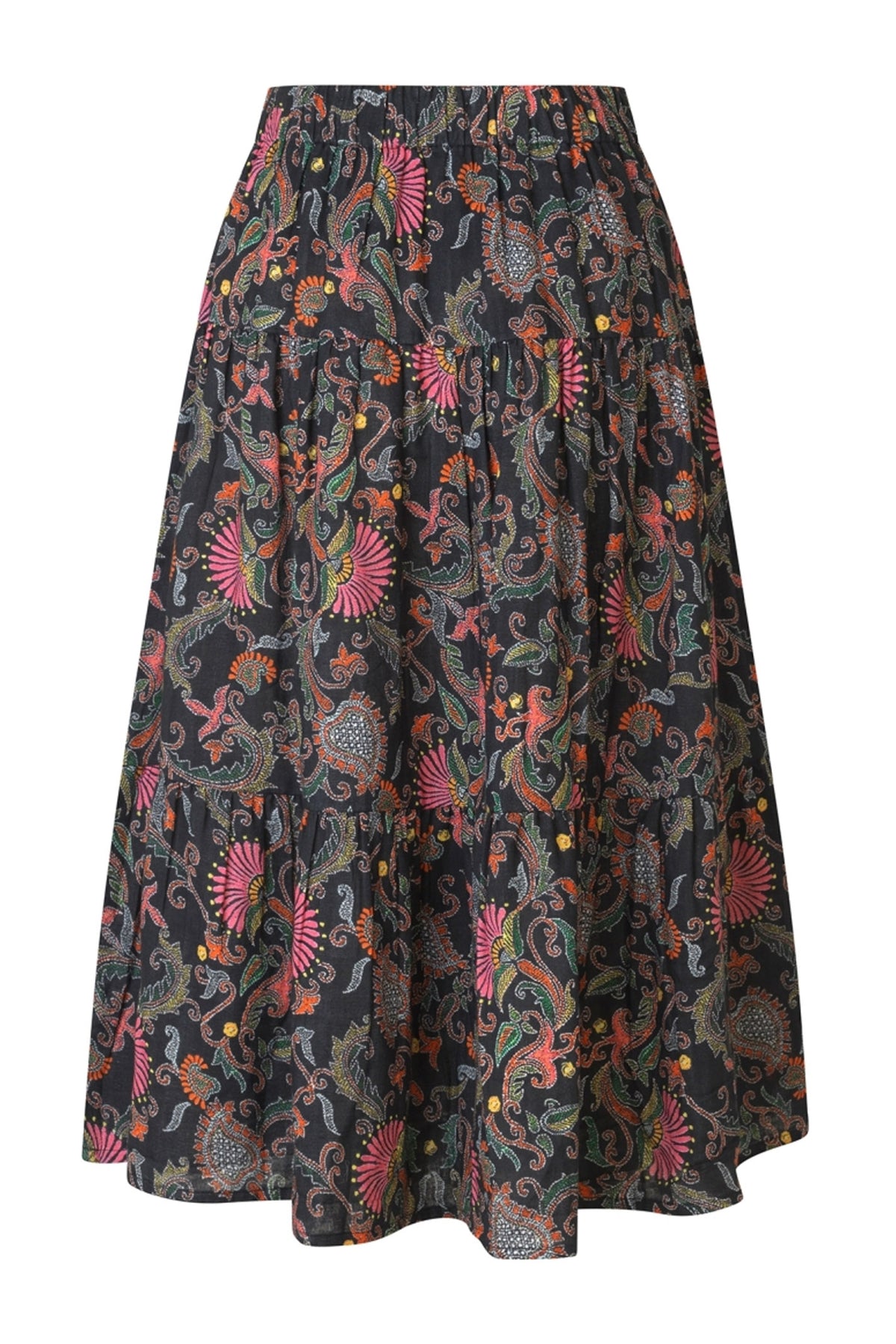 MorningLL Midi Skirt 74 Flower Print - 25401-2044