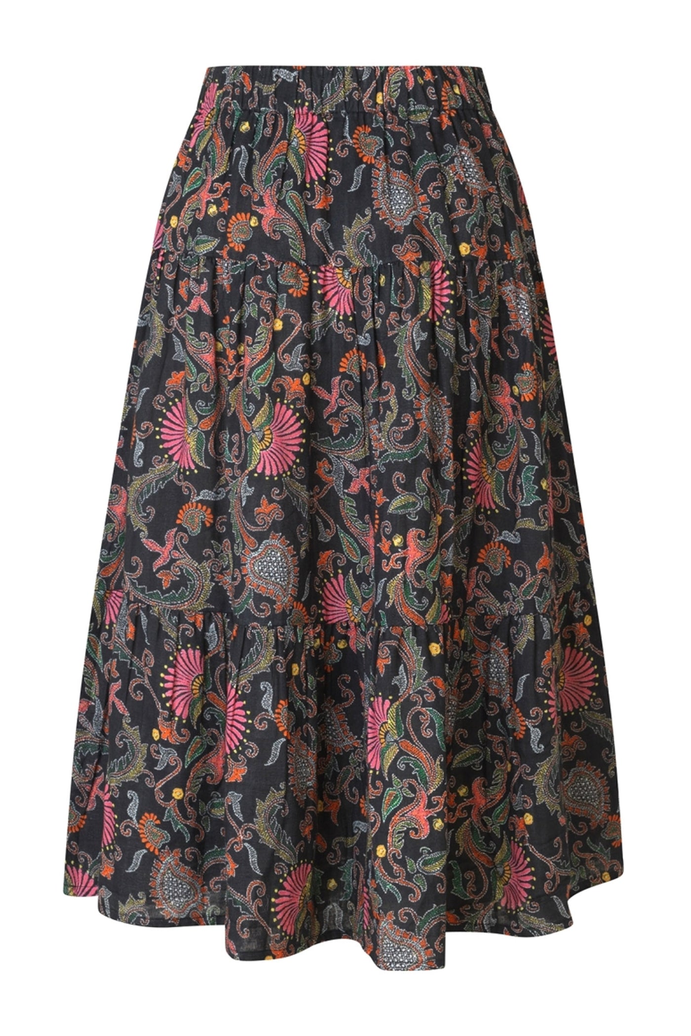 MorningLL Midi Skirt 74 Flower Print - 25401-2044