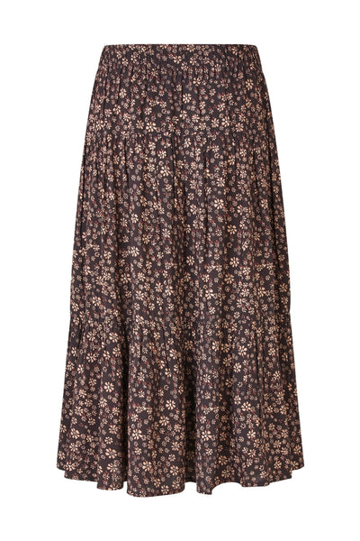 MorningLL Midi Skirt 87 Dark Mokka - 25444-2045 Thumbnail
