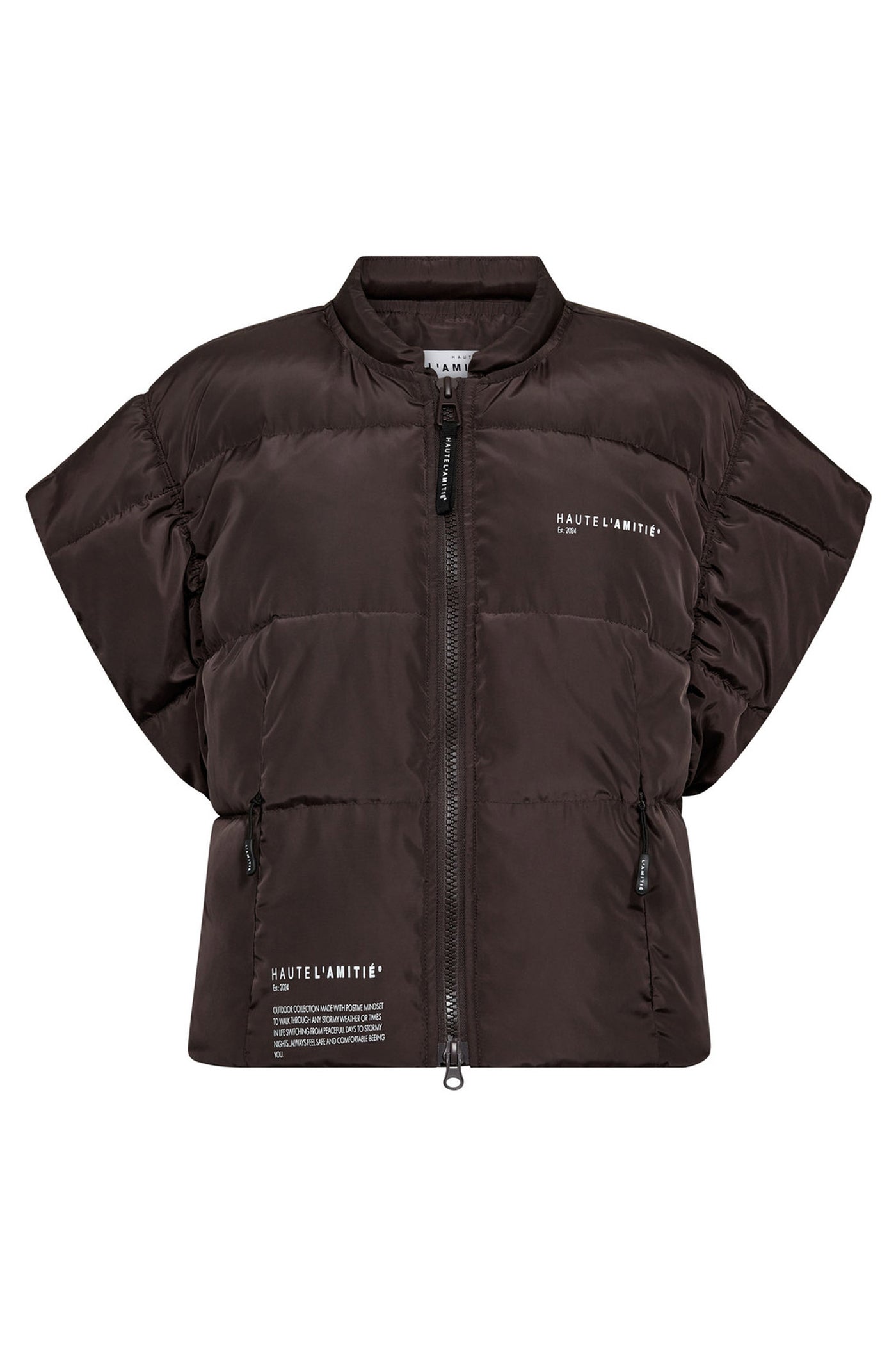 Mount Puffer Vest Mocca - HL10159