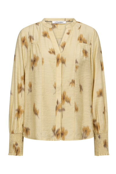 MylaCC Flower V-Shirt 171-PaleYellow - 45095 Thumbnail