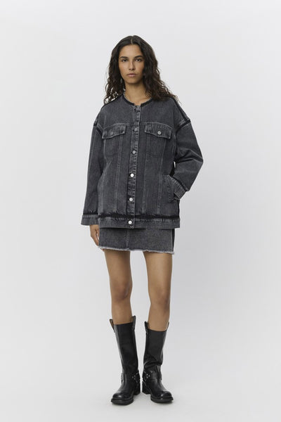 NADIASW JACKET 1015 Washed black - S253270 Thumbnail