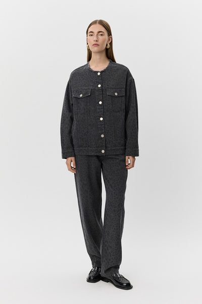 NADIASW JACKET 9085 Grey leopard - S254230 Thumbnail