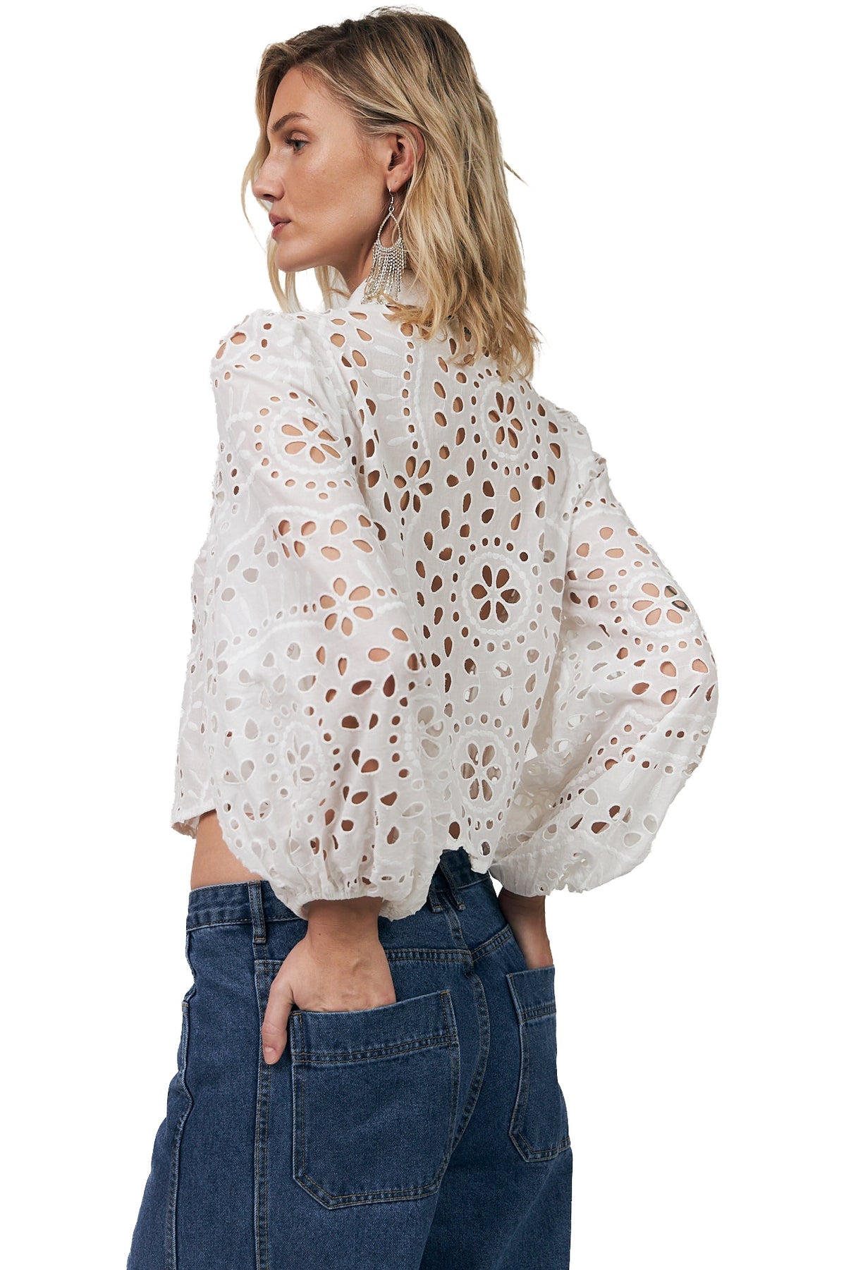 RemyLL Shirt 3/4 01 White - 26191-1090