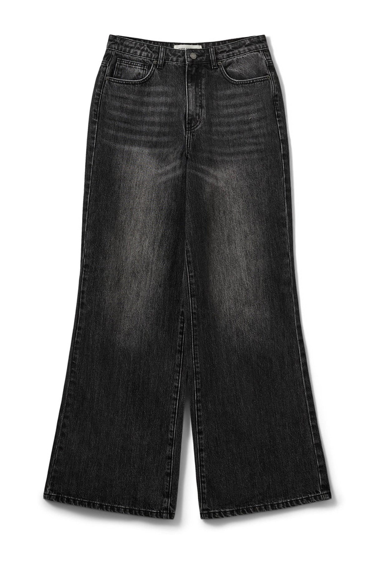 NAPOLISW HIGH WAIST JEANS 1015 Washed black - SNOS718
