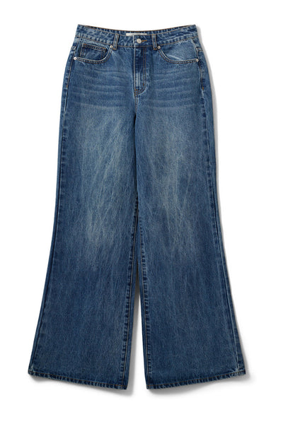 NAPOLISW HIGH WAIST JEANS 5086 Light denim blue - SNOS718 Thumbnail