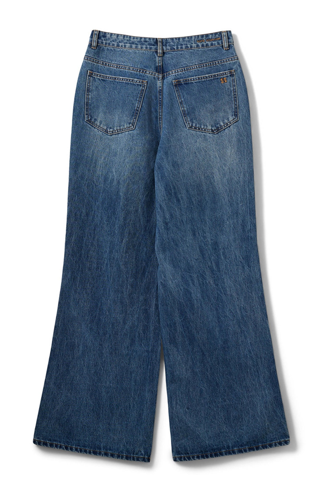 NAPOLISW HIGH WAIST JEANS 5086 Light denim blue - SNOS718