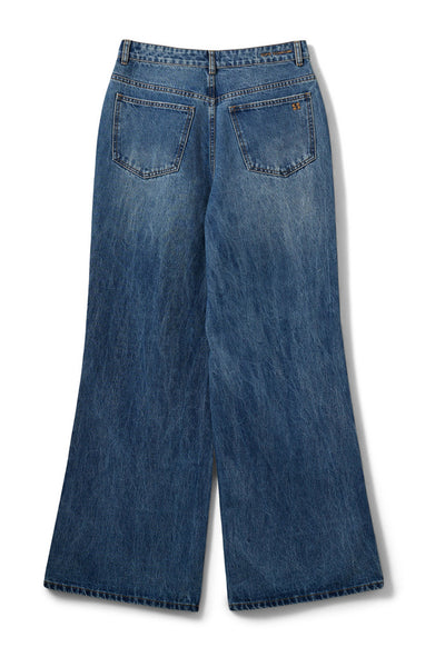 NAPOLISW HIGH WAIST JEANS 5086 Light denim blue - SNOS718 Thumbnail