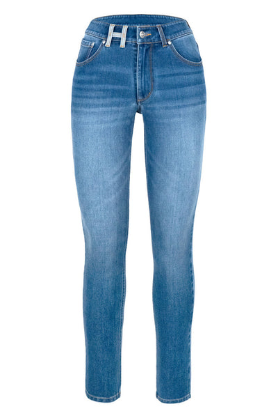 NATALIE Skinny jeans 9502 Medium Wash Blue Denim - 2610230665 Thumbnail