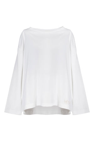 NELLIE Longsleeve 0000 Optical White - 1010170503