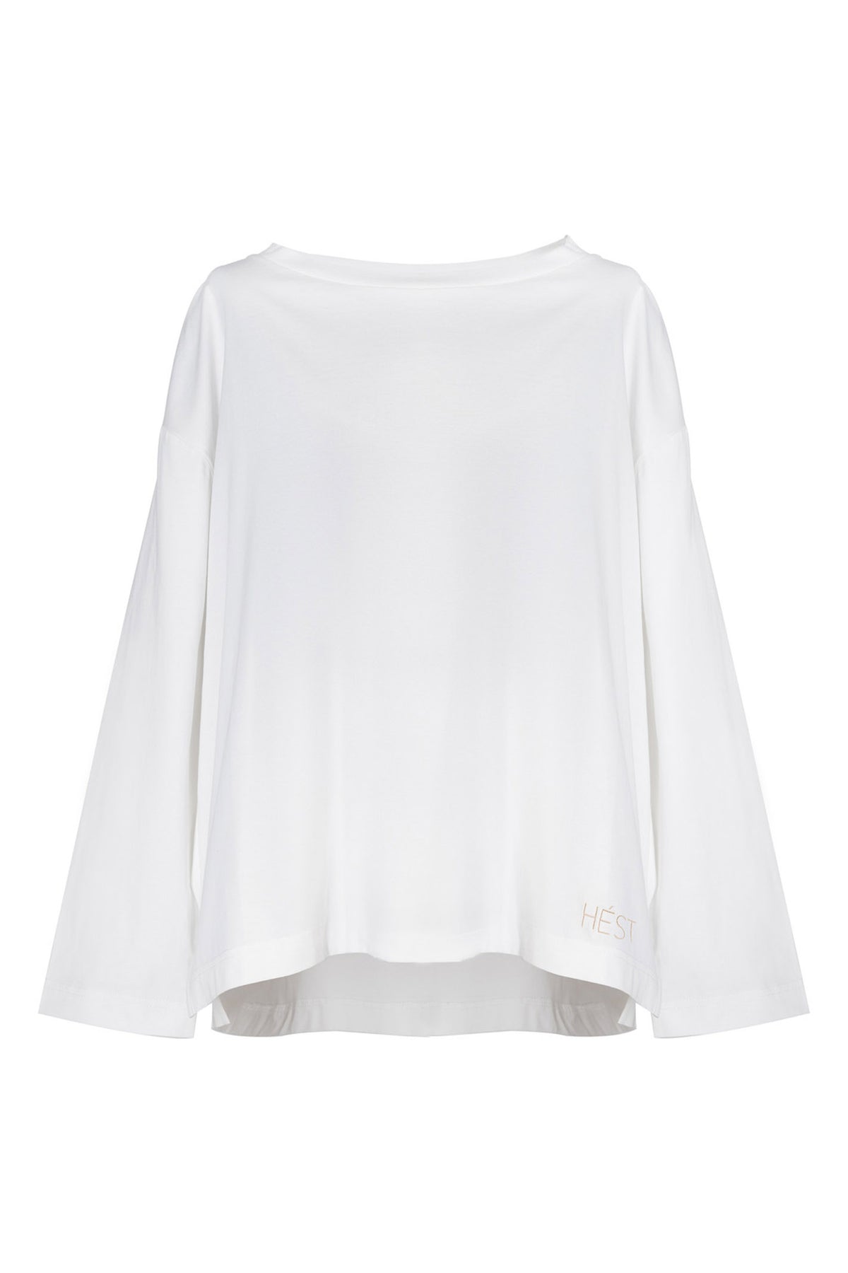 NELLIE Longsleeve 0000 Optical White - 1010170503