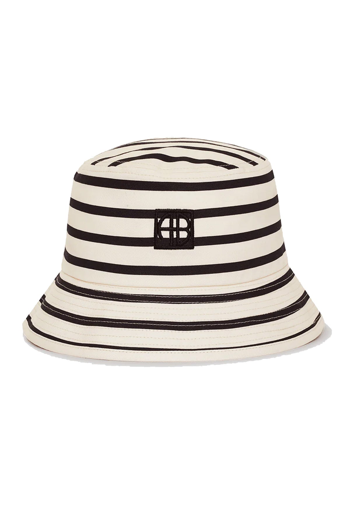 NICKS BUCKET HAT White/Black Stripe - A-12-11453