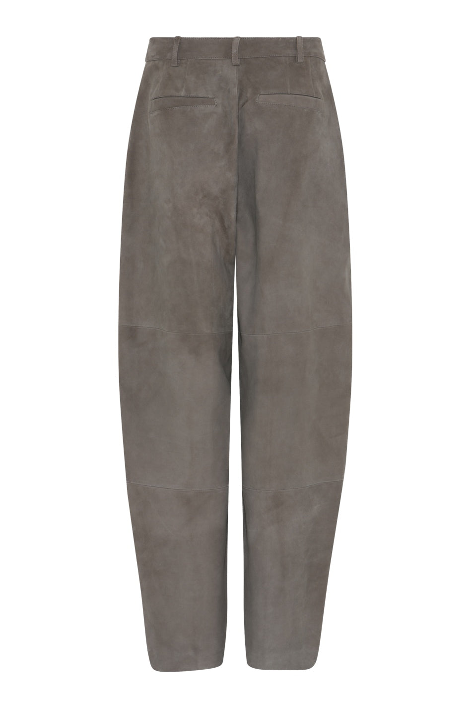 SuedaBBBarel suede pants Taupe Grey - BBW5196