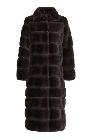 NOFLORENCE Coat Chocolate - 40488