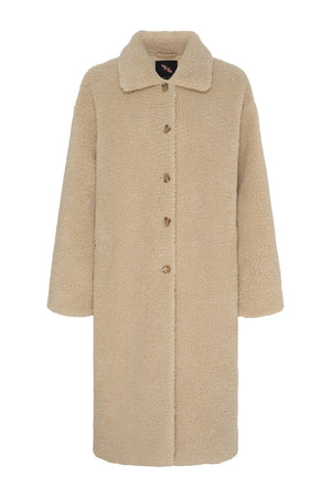 BTFMARGOT Teddy Coat Beige - 400046