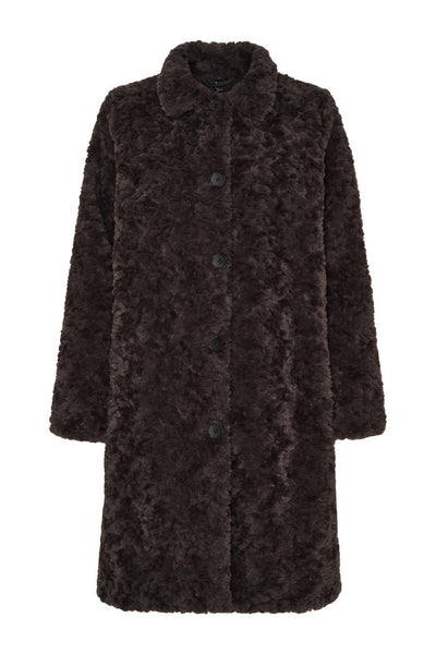 NOMADRID Coat Chocolate - 40447 Thumbnail