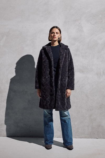 NOMADRID Coat Chocolate - 40447 Thumbnail