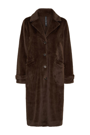 NOMANILA Coat Coffee Brown - 40506