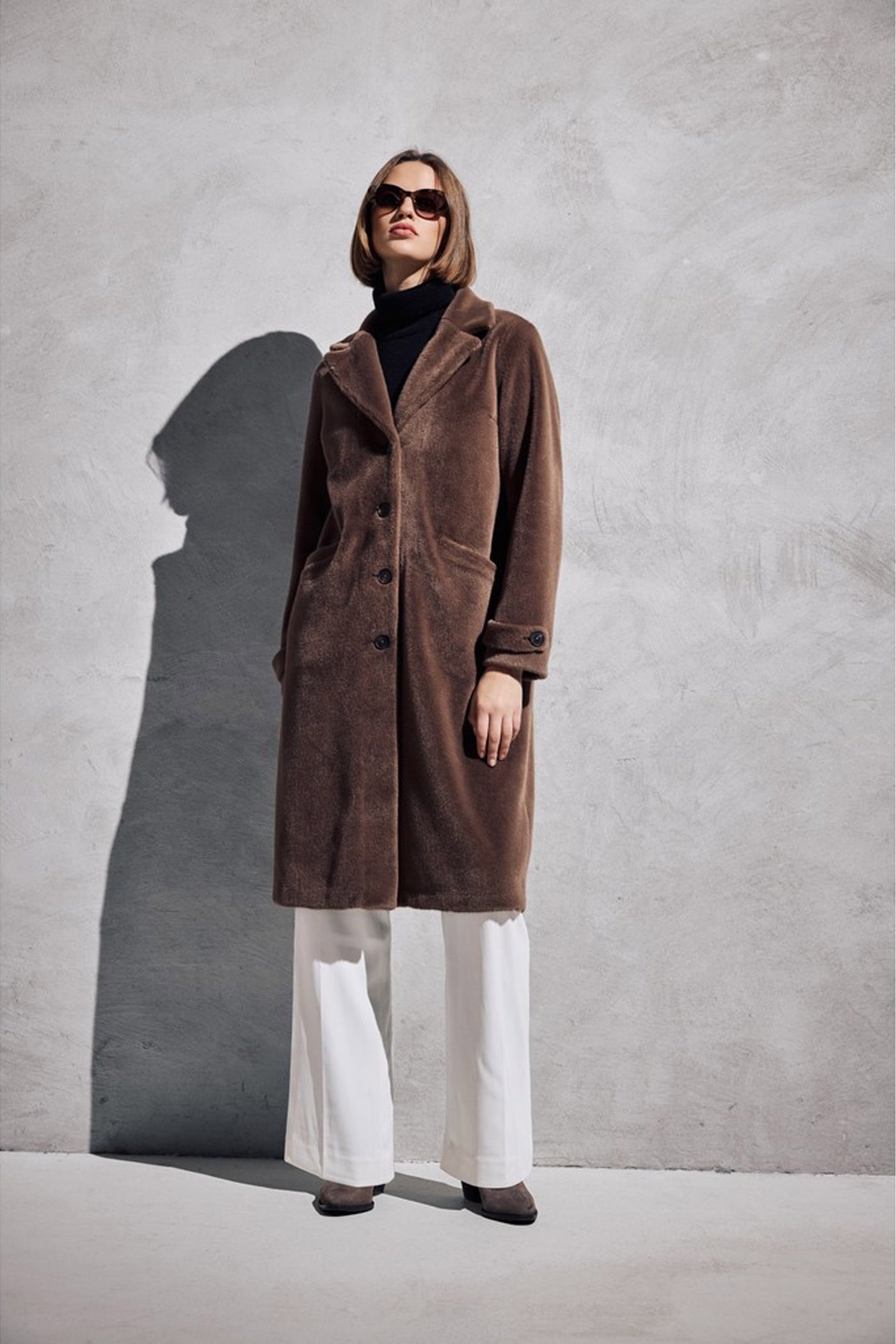NOMANILA Coat NUDE - 40506