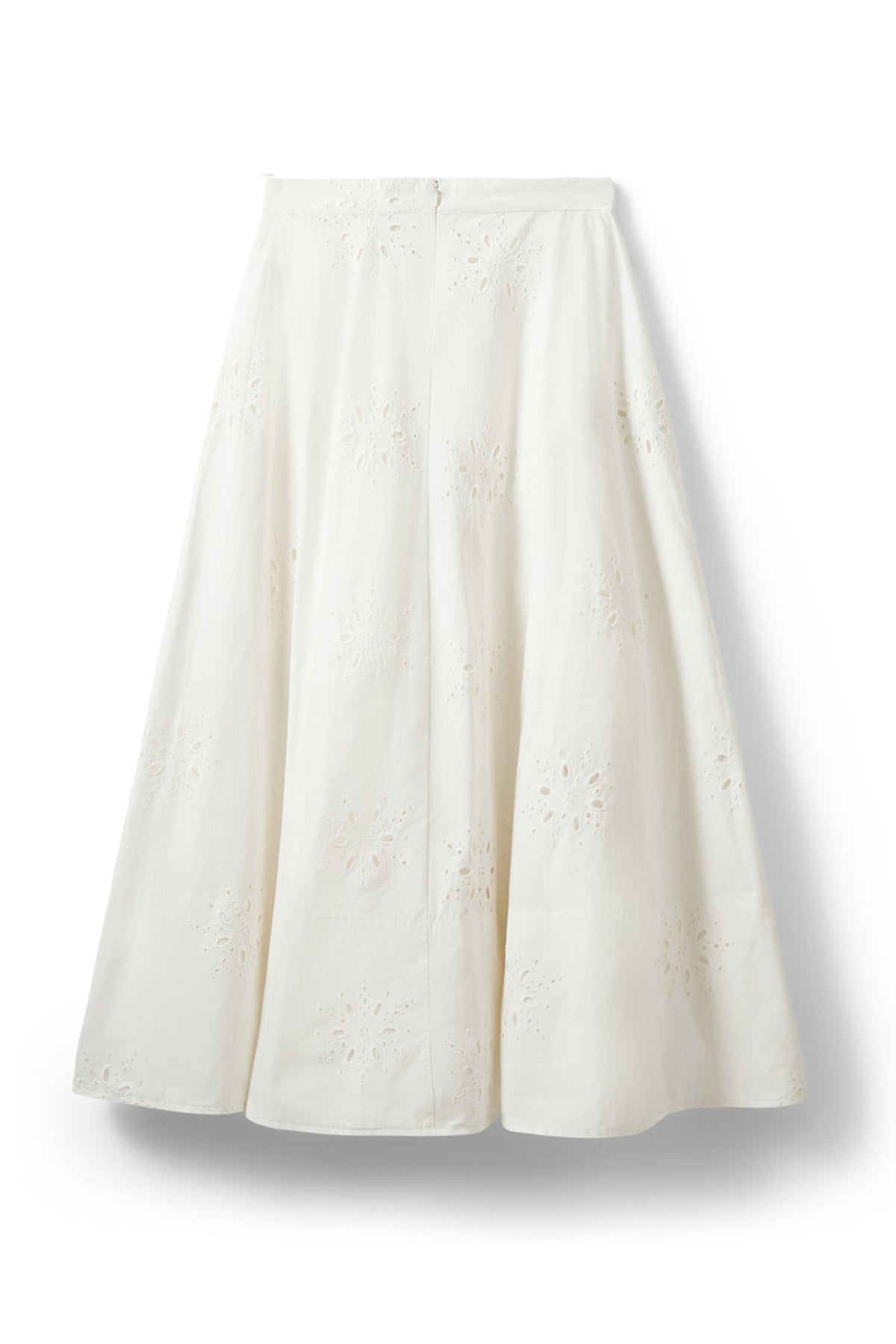 NOORSW BRODERIE ANGLAISE MAXI 0124 Snow white - S262131