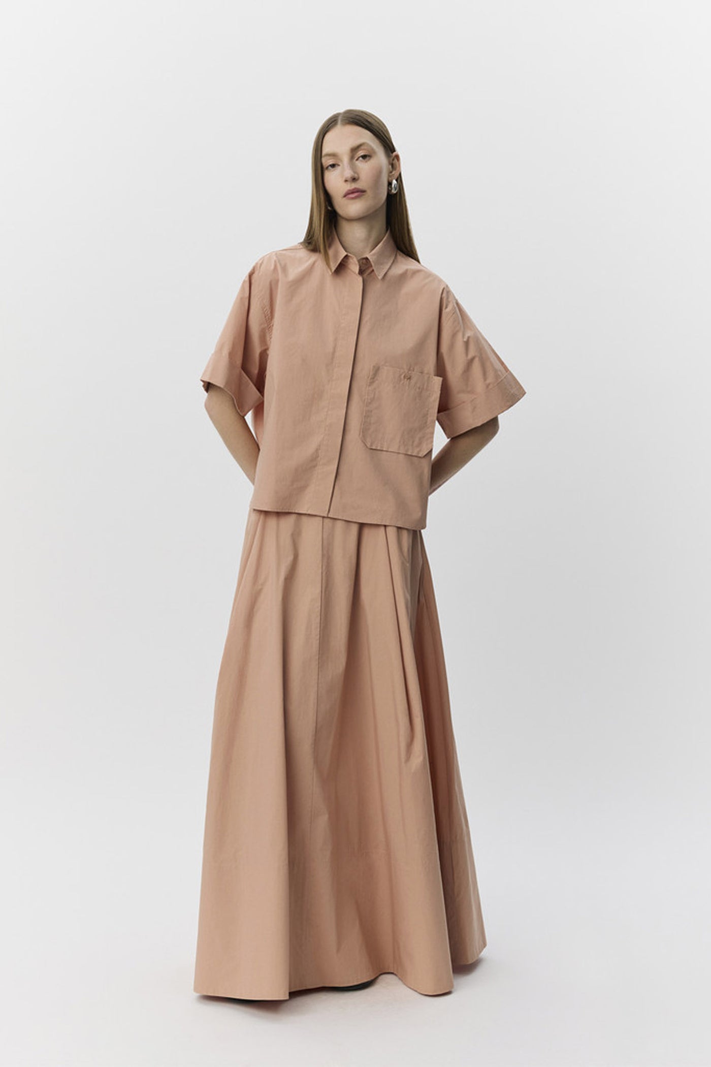 NOORSW MAXI SKIRT 7160 Café Crème - S262116