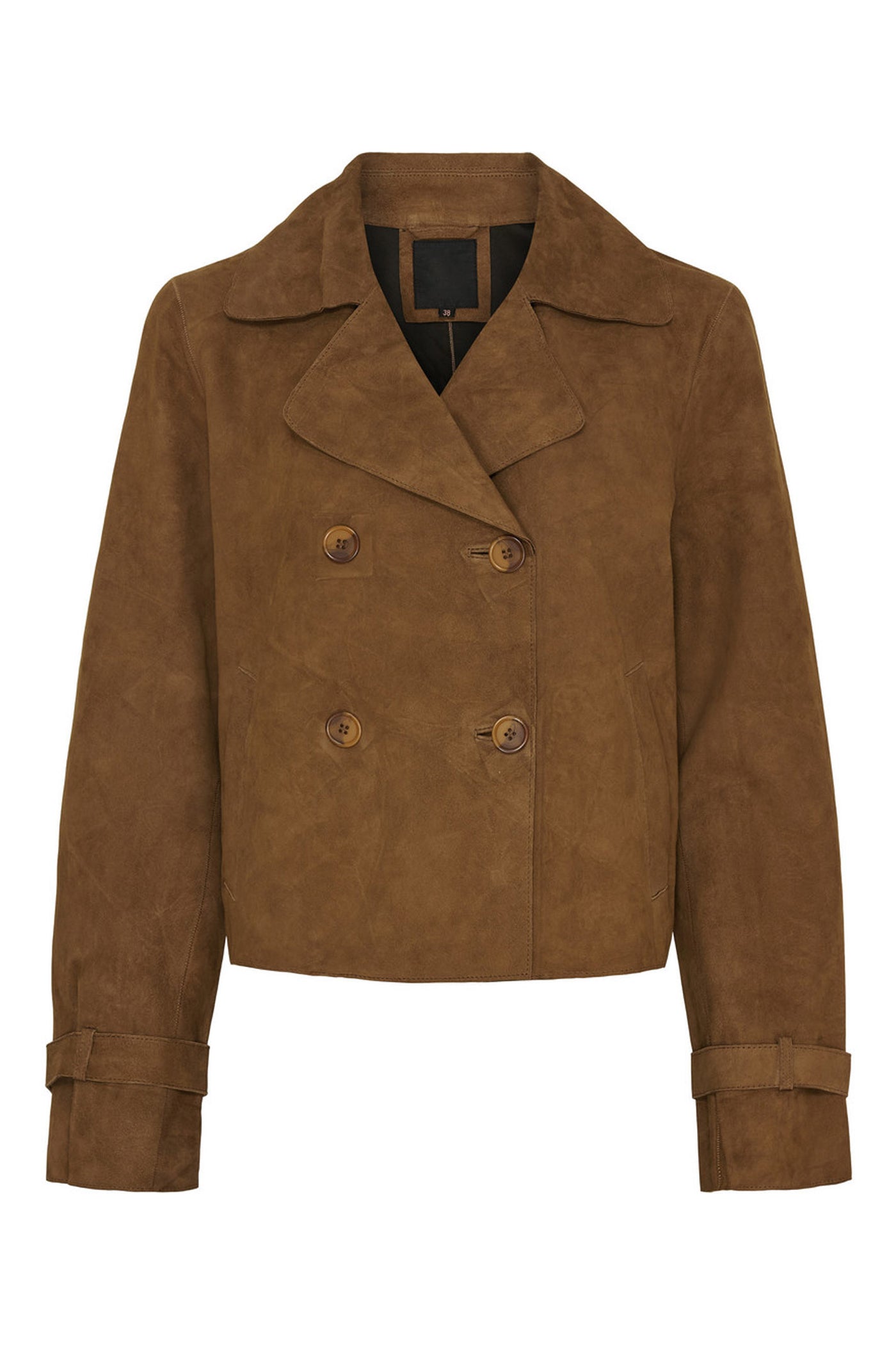 NOPARIS Suede Trenchcoat Caramel - 11446