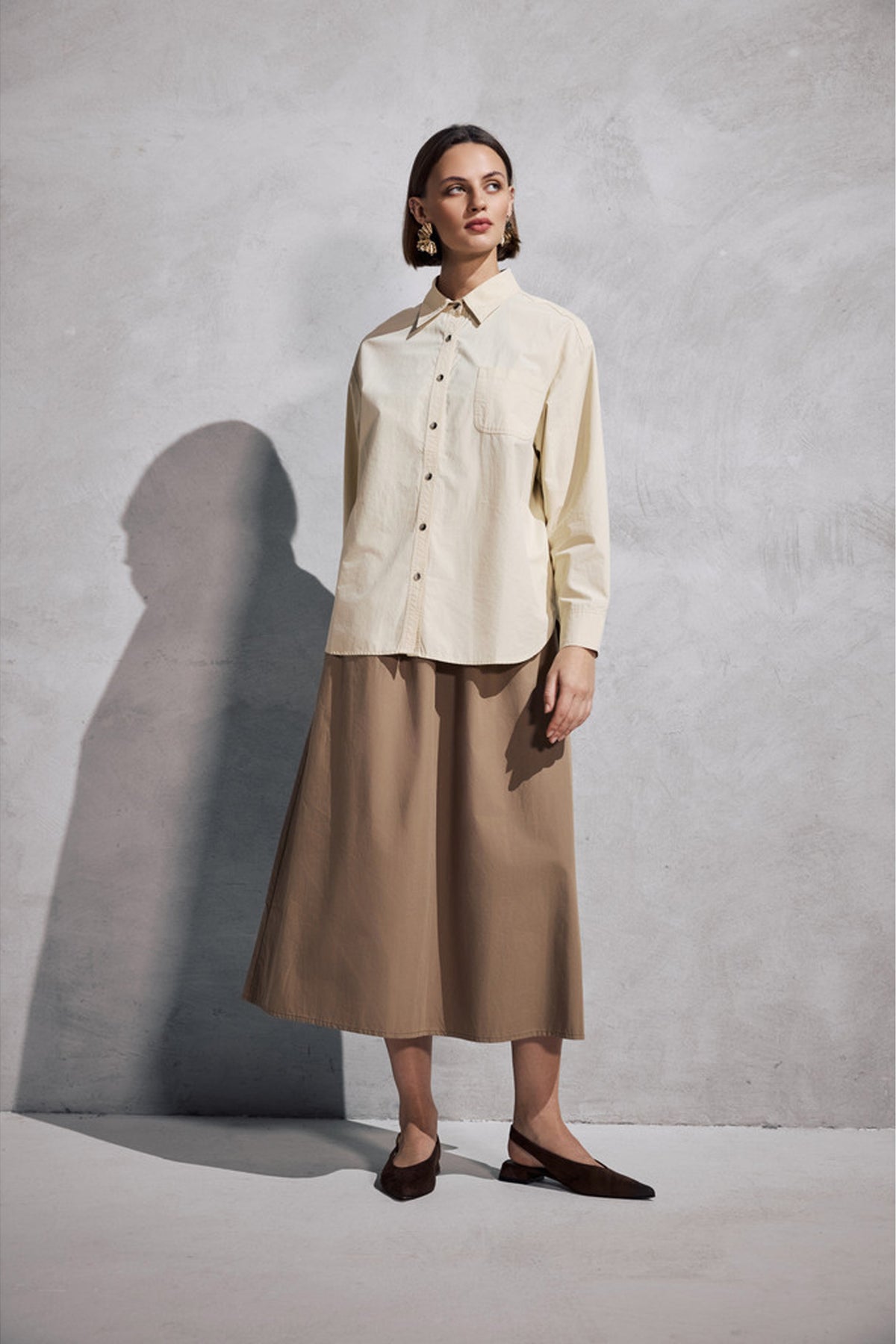 NOSHANGHAI Shirt Vanilla - 40523