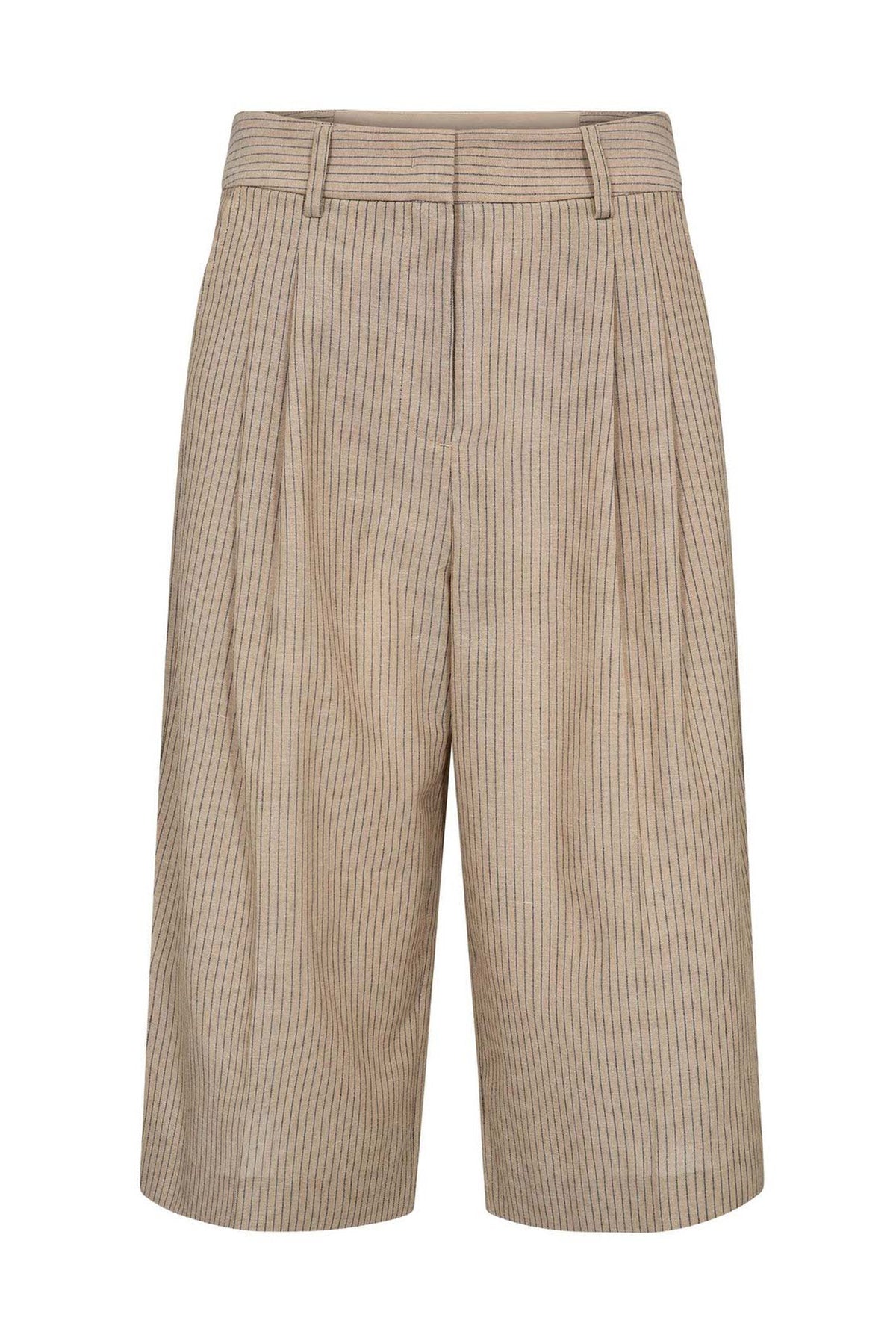 NadineCC Pleat Bermuda 320-Bisquit - 41169