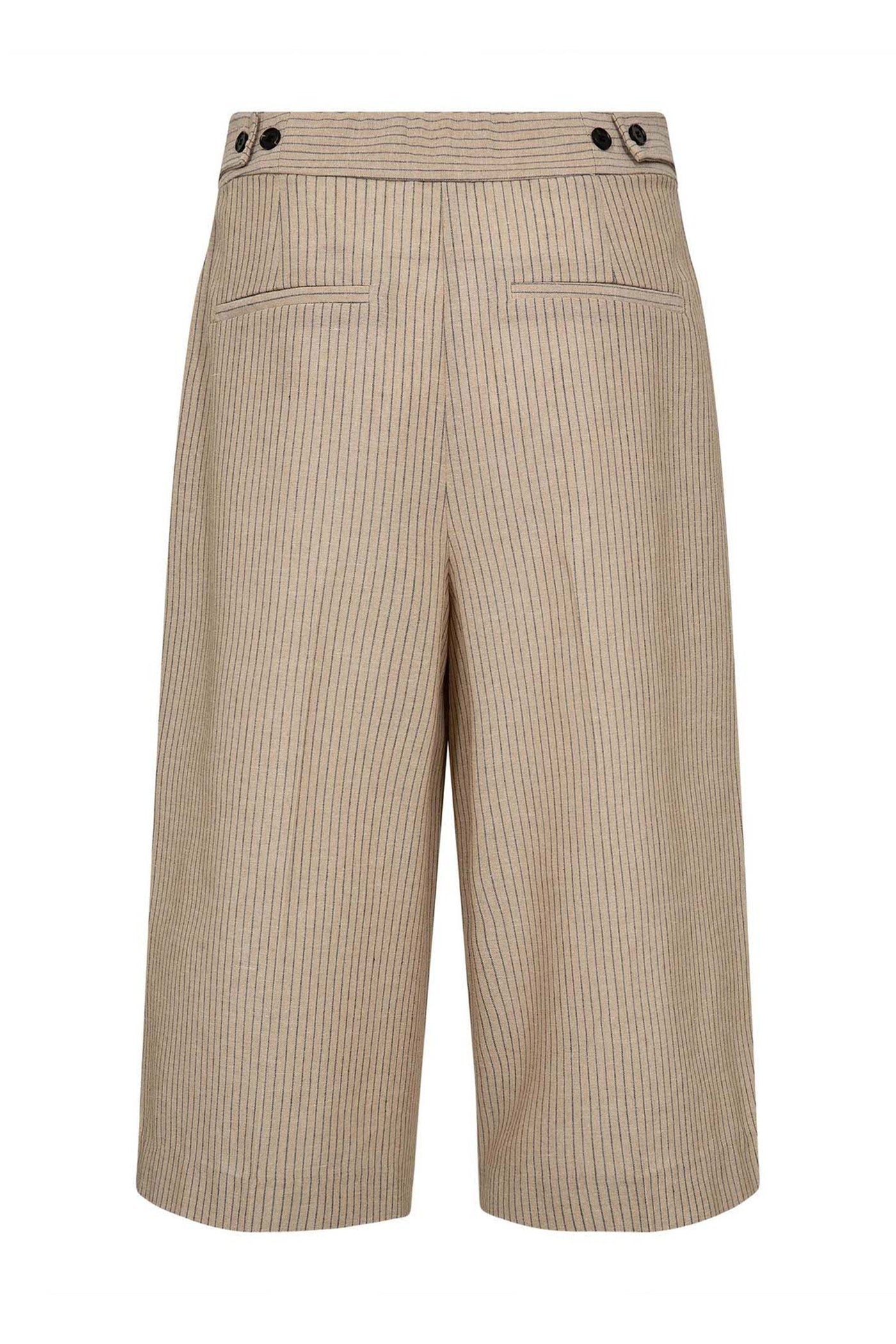 NadineCC Pleat Bermuda 320-Bisquit - 41169