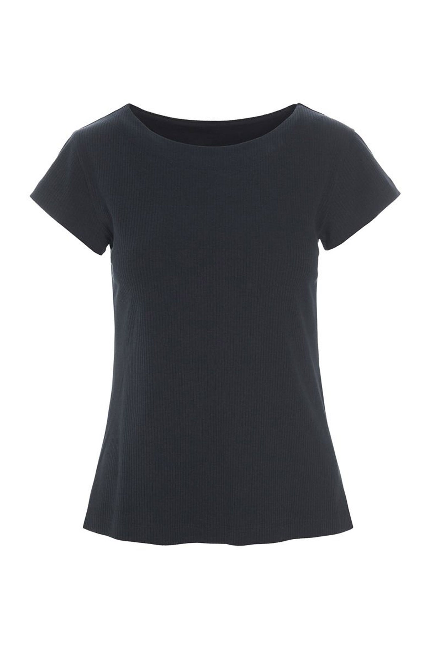 Naibu rib bluse Black - 263-4079-5086