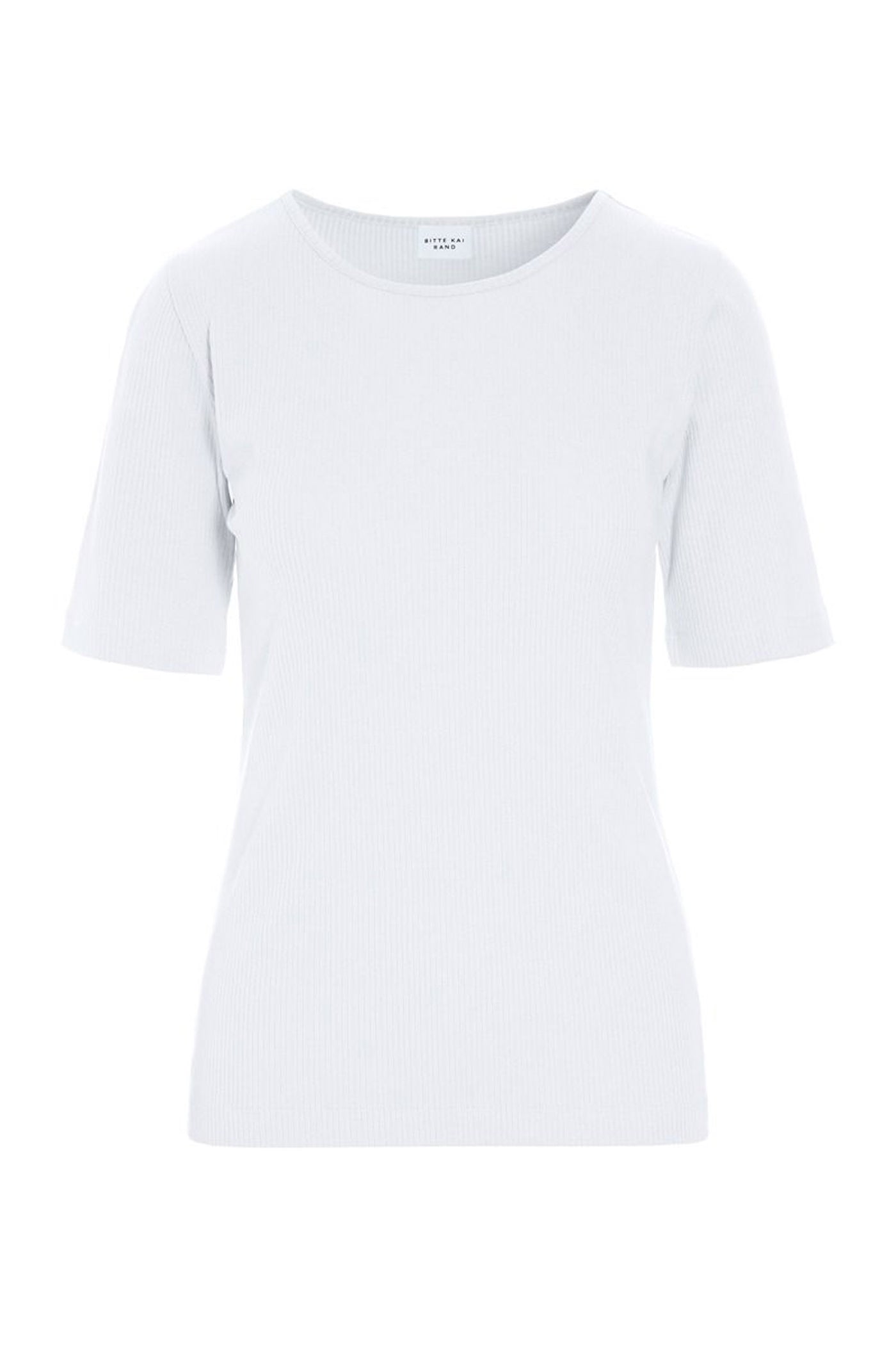 Naibu rib bluse White - 261-4079-5087
