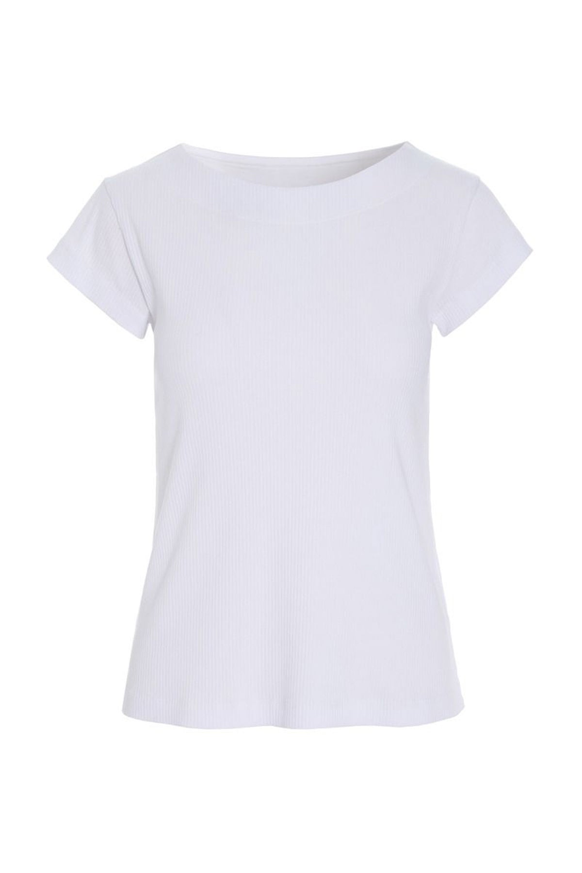 Naibu rib bluse White - 263-4079-5086