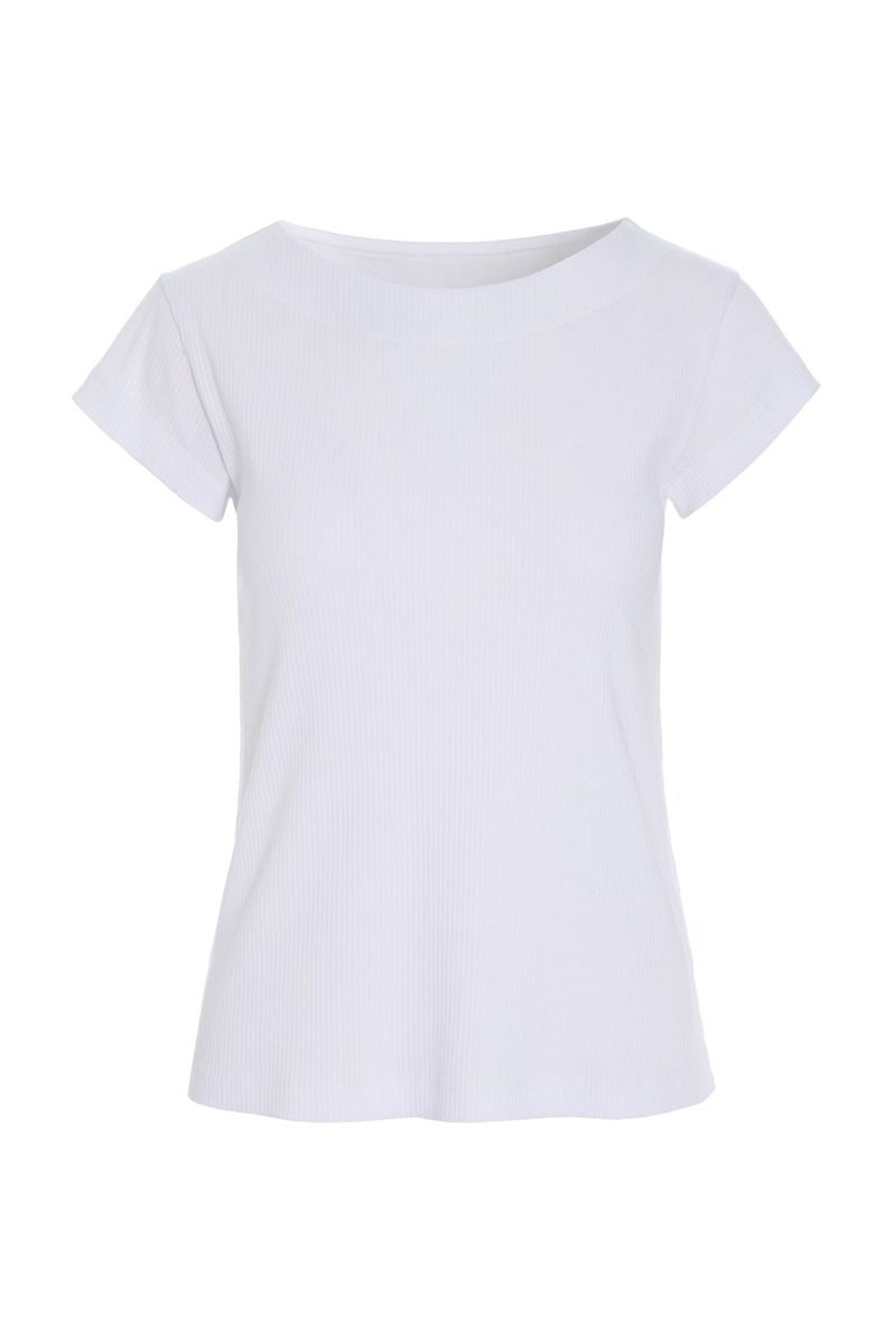 Naibu rib bluse White - 263-4079-5086