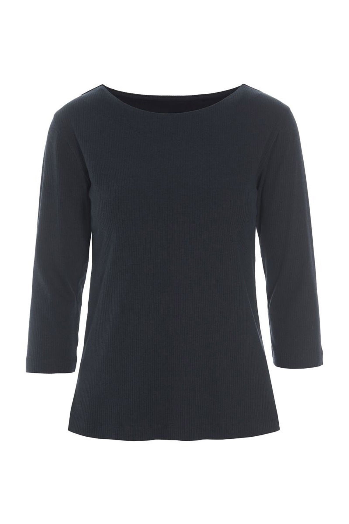 Naibu rib bluse med 3/4 Ærme DEER - 266-4079-5085
