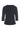 Naibu rib bluse med 3/4 Ærme Black - 266-4079-5085