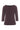 Naibu rib bluse med 3/4 Ærme RAISIN - 261-4079-5085