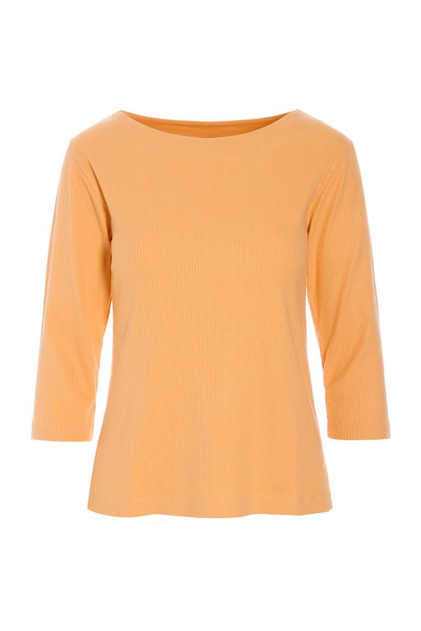 Naibu rib bluse med 3/4 Ærme MELON - 261-4079-5085